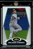 2008 Topps Finest # 71 Orlando Cabrera - Chicago White Sox - Premium Baseball Card in Protective Screw Down Display