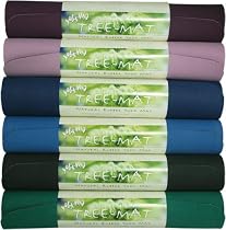 Fitness Mad Tree Mat - Natural Rubber Mat Aubergine/Lavender