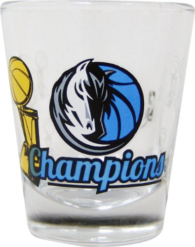 NBA Dallas Mavericks 2010-2011 2-Ounce Satin Etched Shot