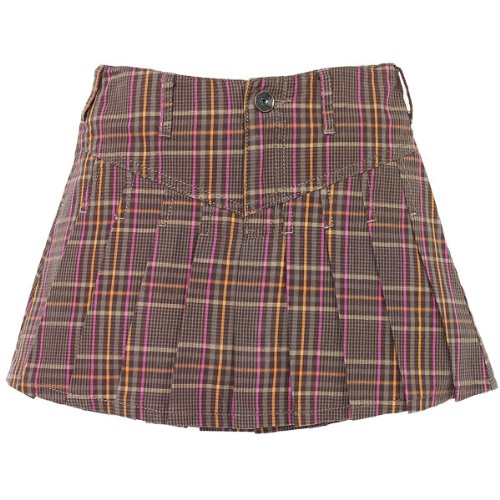 plaid pleated skort