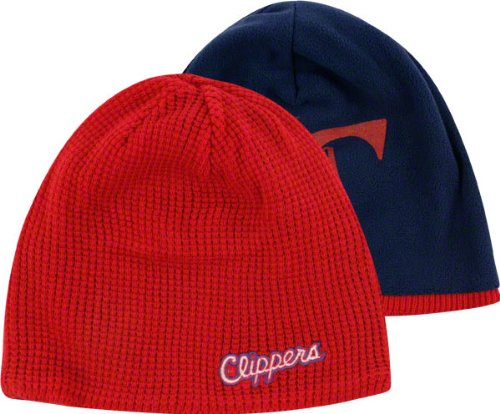 NBA Men's Reversible Knit Hat - Ke82Z, Los Angeles Clippers, One Size