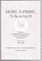 More E-Prime: To Be or Not II