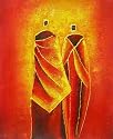 African Desert Oil Painting on Canvas Hand Made Replica Finest Quality 20in X 24in