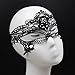 Gellwhu 6 Pack Lace Sexy Black Halloween Nightclub Dance Ball Eye Mask Veil Bondage