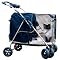 Blue 5th Ave Luxury Pet Stroller SUV