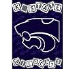 Kansas State Wildcats NCAA Triple Woven Jacquard Throw (044 Series) (36x46")"