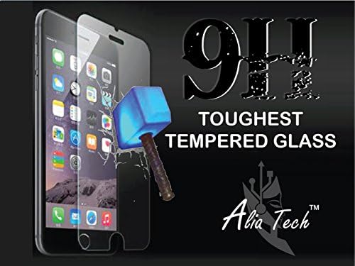 iPhone 6 Plus Screen Protector, 3 pack Alia TechTM HD Clear Tempered Glass Screen Protector For iPhone 6 Plus / 6s Plus. 0.3 mm Thin, 2.5D Round Edges, Maximum Protection From High Impact Drops