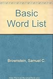 Basic word list