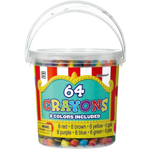 Bucket of Assorted Crayons