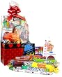 Big City Hearts Candy Gift Basket with Gourmet Cookie