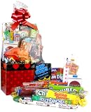 Big City Hearts Candy Gift Basket with Gourmet Cookie