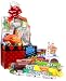 Big City Hearts Candy Gift Basket with Gourmet Cookie
