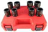 Chicago Pneumatic SS618 3/4' Drive 8 Piece Metric Impact Socket Set [並行輸入品]