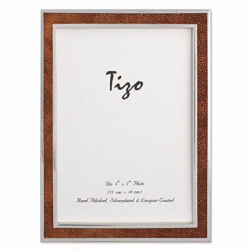 Faux Stingray Brown 7.5x9.5 Photo Frame