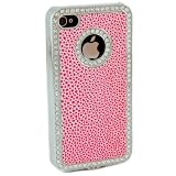 Luxury Stingray Partten Leather Rhinestone Hard Back Case...
