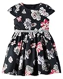 カーターズ Carter's フローラル ワンピース & ベビー・デポ モスリン ウォッシュクロス Floral Sateen Dress 3M (55-61cm) [並行輸入品]