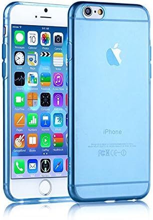 iPhone 6/6s plus Case, HZ Concept® iPhone 6/6s plus (5.5) case bumper **BRAND NEW** [ANTI-SCRATCH] Ultra thin Series [Crystal Clear] Protection Technology Corners Bumper Case with Clear back Panel -ECO Friendly packaging- 0.3MM Bumper Case for iPhone 6/6s Plus (5.5) (Blue)