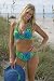 Slate Blue Swimsuit Ribbon Hat: Hat Only