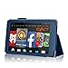 Fire HD 7 Case - Exact Amazon Fire HD 7 4th Gen Case [PRO Series] - Premium PU Leather Folio Case for Amazon Fire HD 7 4th Generation (2014) (With Auto Wakes/Sleep Function) Navy Blue