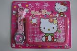 Hello Kitty Pink Wallet & Watch Set , Great Gift idea for Children , Purse & Watch Set
