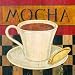 Mocha Art Poster PRINT Kari Phillips 8x8