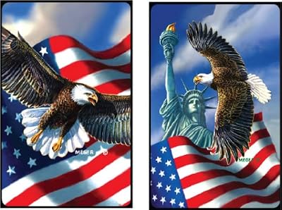 Double Deck Bridge Playing Cards - Symbols of Freedom