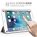 iPad Mini 4 Case - MoKo Ultra Slim Lightweight Smart-shell Stand Cover with Translucent Frosted Back Protector for Apple iPad Mini 4 7.9 inch 2015 Release Tablet, SILVER (with Auto Wake / Sleep)