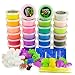 Imported 24 Color Soft Clay Plasticine Craft DIY Malleable Polymer Modelling Toys RS.1260.00