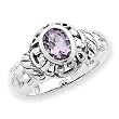 Sterling Silver Amethyst Ring