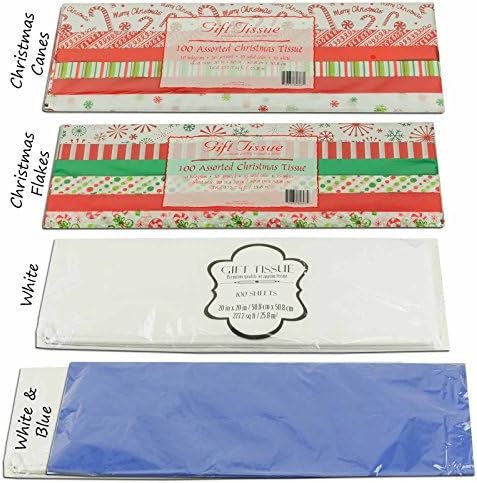 Premium Quality Gift Wrapping Tissue Paper - blue and white