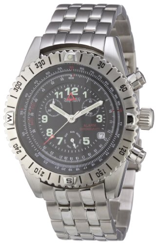 Nautec No Limit Herren-Armbanuhr Scirocco SC QZ-ALA/STSTSTBK