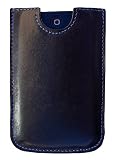 Bubble-Business-Blue-Stitch-Leather-Case for iPhone 4 / 3G & 3GS ***** (GRATIS Versand in die 11 EU*)