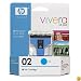HP 02 Cyan Vivera Ink Cartridge C8771WN
