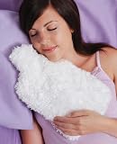 Aroma Home Microwavable Fluffy Hottie Body Warmer - White