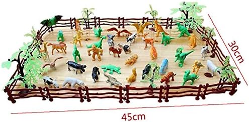 BAA SHOP 68 Pieces Simulated Dinosaurs Action Playset Toys