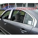 2007-2010 Kia Optima Polished Window Package Trim 12PC by U.S. Speed
