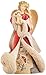 Enesco Heart of Christmas Deluxe Angel with Star Figurine, 9.06-Inch