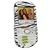 Clip-on Case for Palm Centro 685 / 690, Zebra