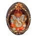 Marble Look Hindu God Shri Ganesh Car Dashboard Statue Lord Ganesha Idol Bhagwan Ganpati Handicraft Decorative Spiritual Puja Vastu Showpiece Figurine - Religious Pooja Gift Item & Murti for Mandir / Temple / Home Decor / Office / Study Table RS.398.00