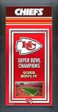 Kansas City Chiefs Super Bowl Framed Team Championship Series