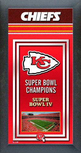 Kansas City Chiefs Super Bowl Framed Team Championship Series