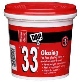 Dap 12122 33 Glazing Compound White 1-Quart