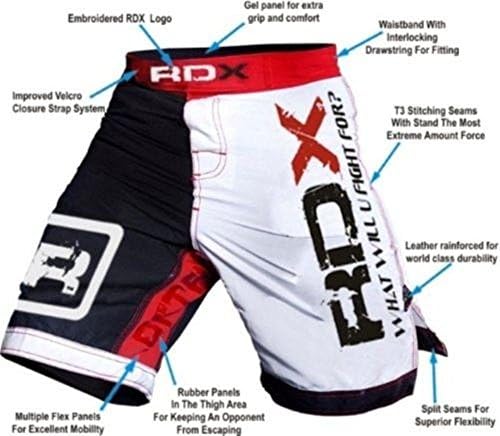 Authentic RDX Fight Shorts UFC MMA Grappling Short Kick Boxing