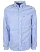 Abercrombie & Fitch Mens ANF Cotton Shirt Blue Striped