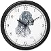 English Setter Dog (MS) Wall Clock by WatchBuddy Timepieces (Black Frame)