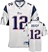Tom Brady White Reebok NFL Premier New England Patriots Jersey