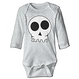 NINKI ベビー服 ハッピーハロウィン 悪魔 長袖 カバーオール 6ヶ月~24ヶ月 100%コットン 出産祝い Size 24 Months グレー