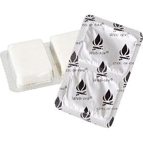 Web-tex 'STEEL-OF-FIRE' Fuel Tablets - Box of 60