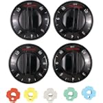 ELE RANGE KNOBS 4PK BLACK