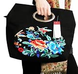 Women's Flower embroidery handbag